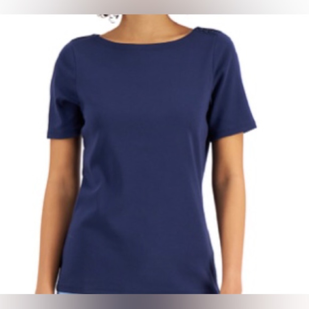 Charter club Women’s boat neck top